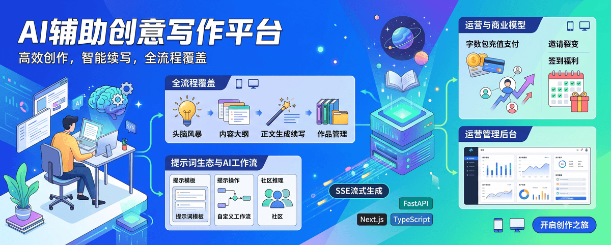 AI辅助创意写作平台